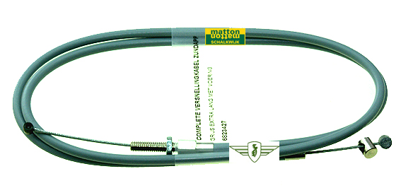 6823427 Versnellingskabel Zundapp grijs +15cm