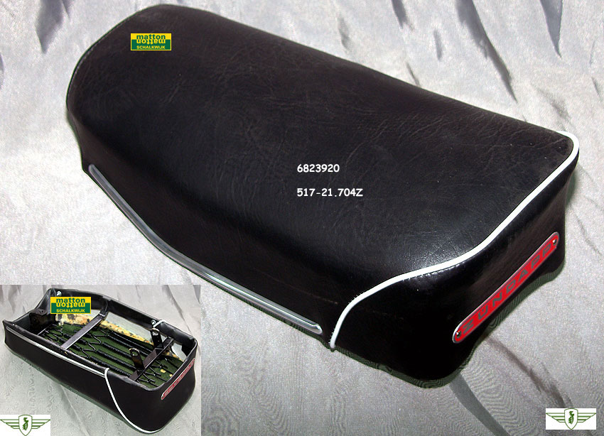 6823920 Buddy seat Zundapp zwart Zwitsers model
