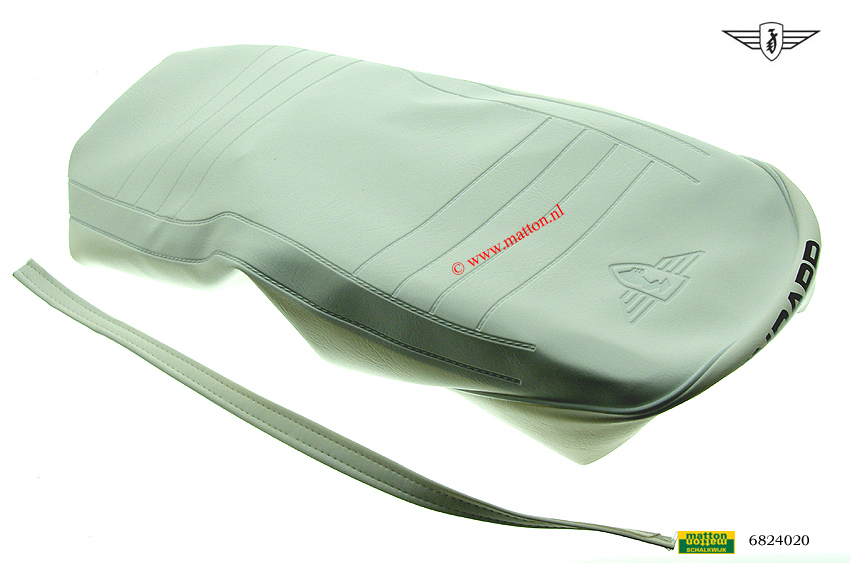 6824020 9104 Seatcover white Zundapp 529/530 with spoiler 6824020 9104 Seatcover white Zundapp 529/530 with spoiler