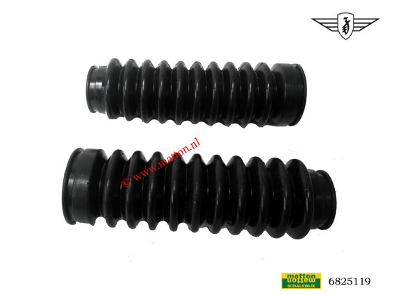 6825119 Voorvorkrubber set Zundapp 446 harmonica 6825119 Voorvorkrubber set Zundapp 446 harmonica