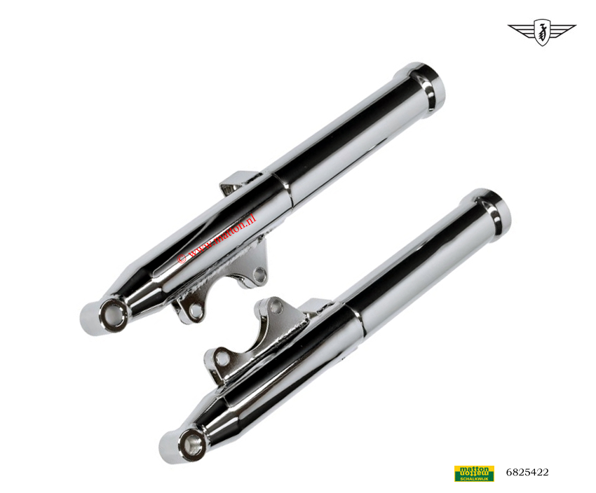6825422 Frontbreaking set Zundapp 530 for double discbrake chrom 6825422 Frontbreaking set Zundapp 530 for double discbrake chrom