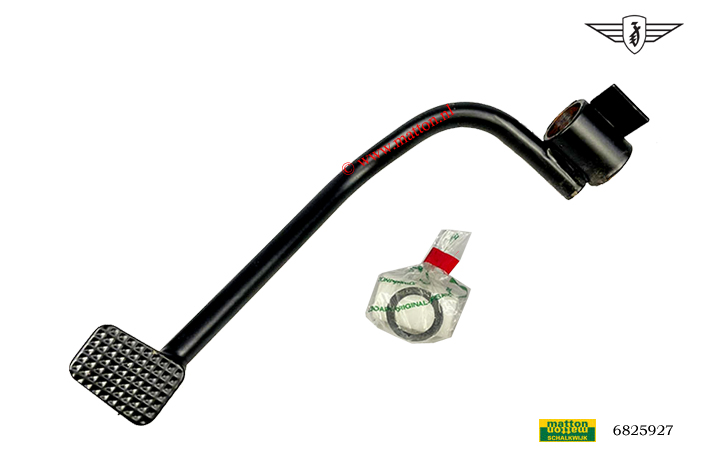 6825927 Rempedaal breed Zundapp 540 zwart compleet 6825927 Rempedaal breed Zundapp 540 zwart compleet