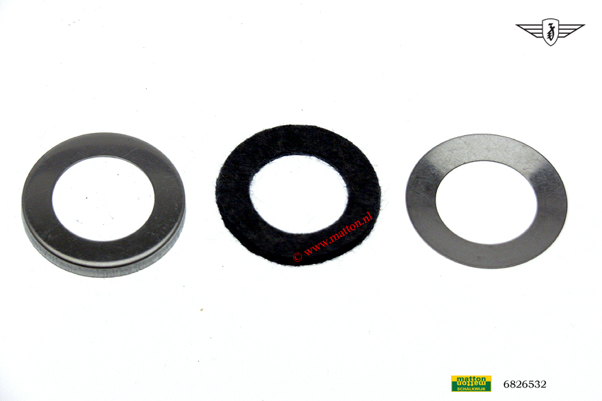 6826532 0401 Afdekplaatset RVS voor tandwielhouder Zundapp 6826532 0401 Afdekplaatset RVS voor tandwielhouder Zundapp