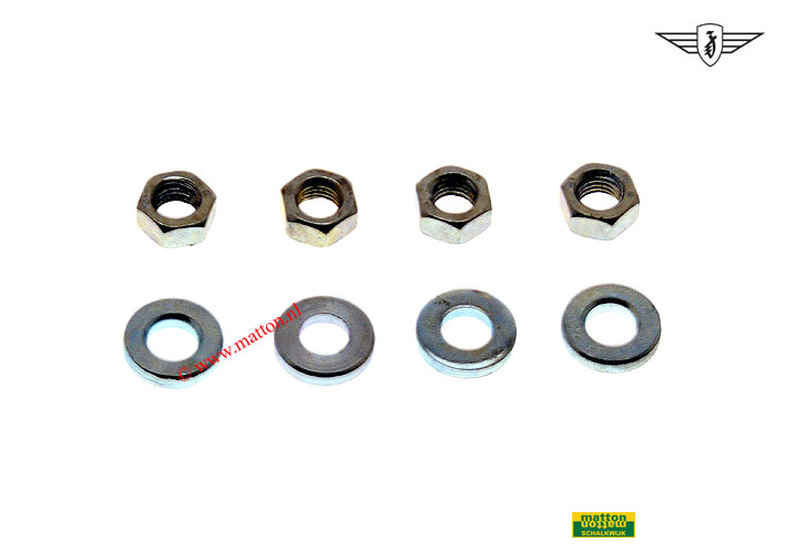 6826932 Washer und nut set M7 Zundapp