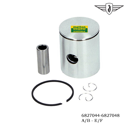 6827048 Zuiger Zundapp standaard 39mm met blokveer E/F