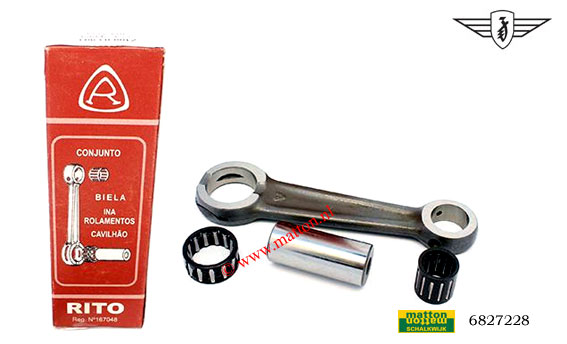 6827228 Connecting rod set Zundapp KS50 3/4V Rito 6827228 Connecting rod set Zundapp KS50 3/4V Rito
