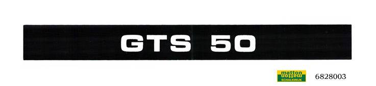 6828003 Sticker Zundapp GTS50 6828003 Sticker Zundapp GTS50