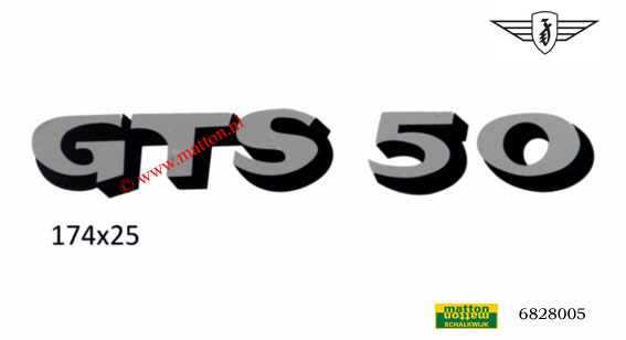 6828005 Sticker Zundapp GTS50 6828005 Sticker Zundapp GTS50