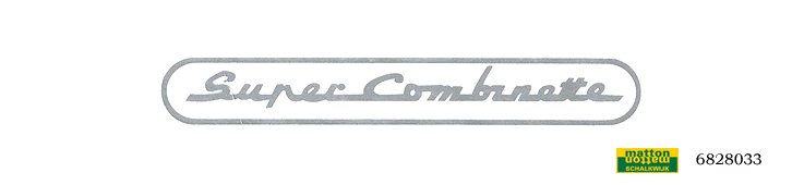 6828033 Sticker silver Zundapp Super combinette 6828033 Sticker silver Zundapp Super combinette