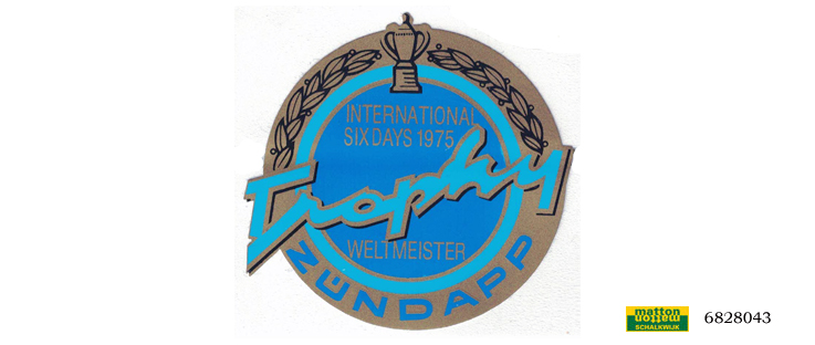 6828044 Tanksticker Zundapp Trophy 75+76