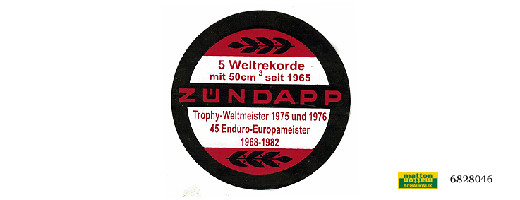 6828046 Tanksticker Zundapp 6828046 Tanksticker Zundapp
