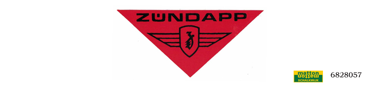 6828057 Sticker red Zundapp 6828057 Sticker red Zundapp
