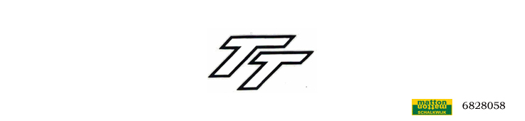 6828058 Sticker Zundapp TT klein