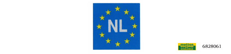 6828061 Sticker EU 6828061 Sticker EU