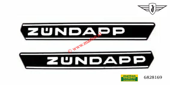 6828169 Tankstickerset Zundapp 517 A kwaliteit 6828169 Tankstickerset Zundapp 517 A kwaliteit