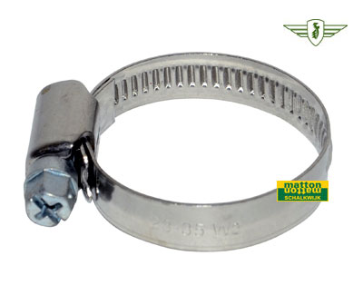 6829750 4216 Hose strap stainless 25-40mm Zundapp