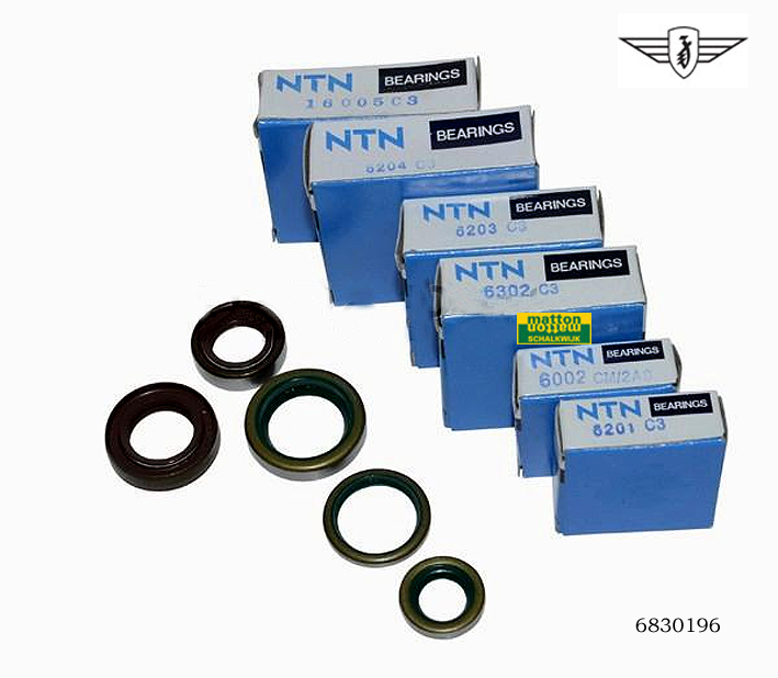 6830196 Lager + keerringset Zundapp NTN 4V 6830196 Lager + keerringset Zundapp NTN 4V