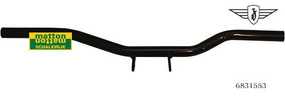 6831553 Foot rest tube Zundapp black