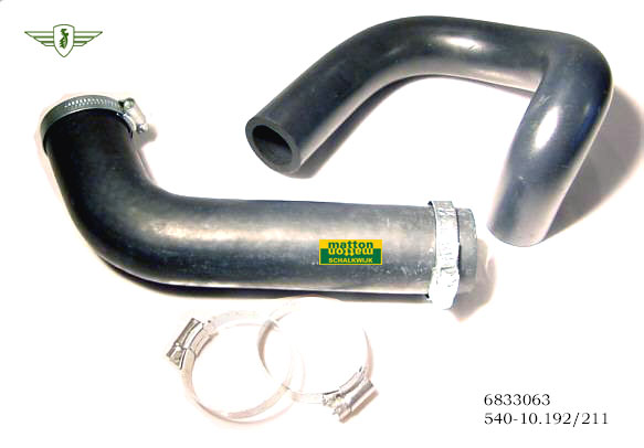6833063 Kühler Wasserschlauchsatz mit Klemmen Zundapp K80 6833063 Kühler Wasserschlauchsatz mit Klemmen Zundapp K80