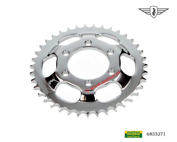 6833271 Chain wheel chrome 39 teeth 5/16 428 Zundapp KS80 6833271 Chain wheel chrome 39 teeth 5/16 428 Zundapp KS80