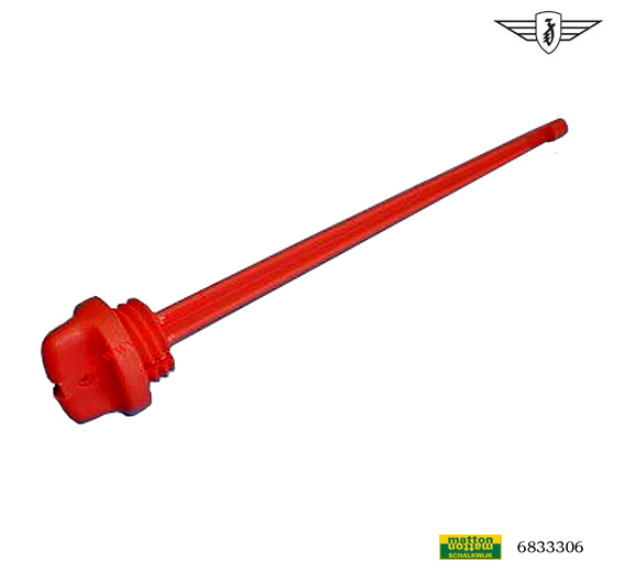 6833306 Oliepeilstok rood Zundapp KS80 6833306 Oliepeilstok rood Zundapp KS80
