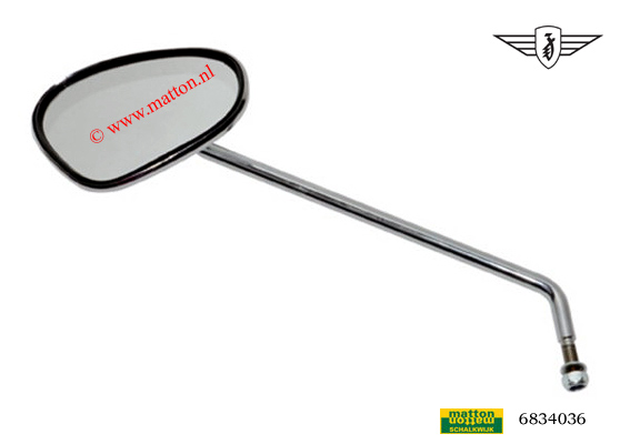 6834036 Rear view mirror LH chrome Bumm 911/6VL Zundapp 6834036 Rear view mirror LH chrome Bumm 911/6VL Zundapp