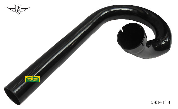 6834118 Uitlaatbocht Zundapp Hai CX25 36/32mm zwart 6834118 Uitlaatbocht Zundapp Hai CX25 36/32mm zwart