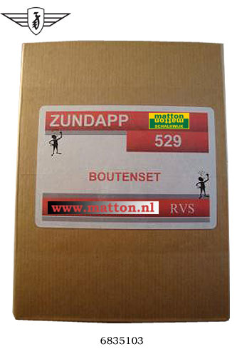 6835103 Boutenset RVS Zundapp 529-530