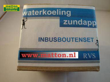 6835126 Boutenset inbus waterkoeling RVS Zundapp