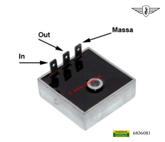 6836081 Spannungsbegrenzer Zundapp 12V Universal 6836081 Spannungsbegrenzer Zundapp 12V Universal