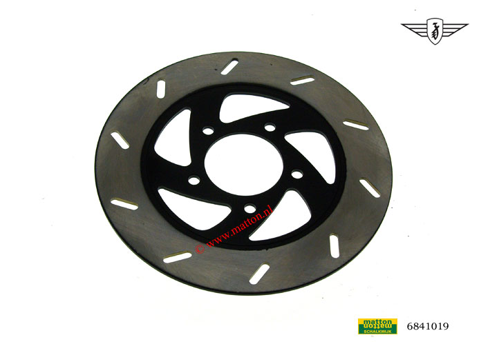 6841019 Remschijf Zundapp 530 220mm Chr/Ni RVS