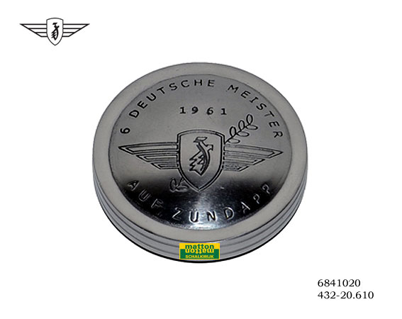 6841020 4108 Tankcap aluminium with logo Zundapp