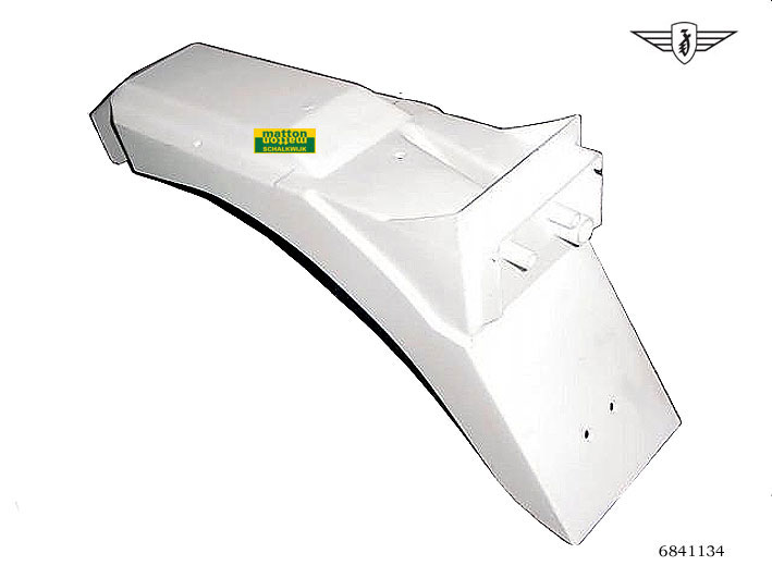 6841134 Achterspatbord Zundapp 540 wit 6841134 Achterspatbord Zundapp 540 wit