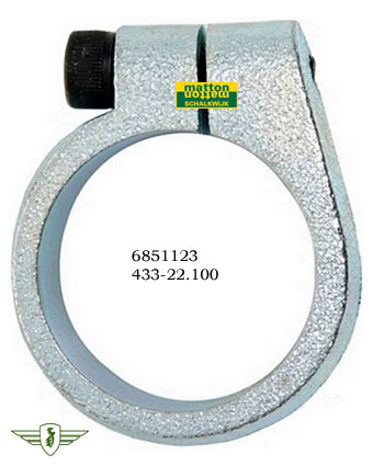 6851123 7211 Uitlaatklem massief 34mm Zundapp