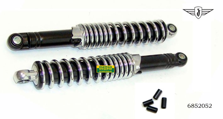 6852052 Spring unit set Zundapp 340mm Imca black 6852052 Spring unit set Zundapp 340mm Imca black