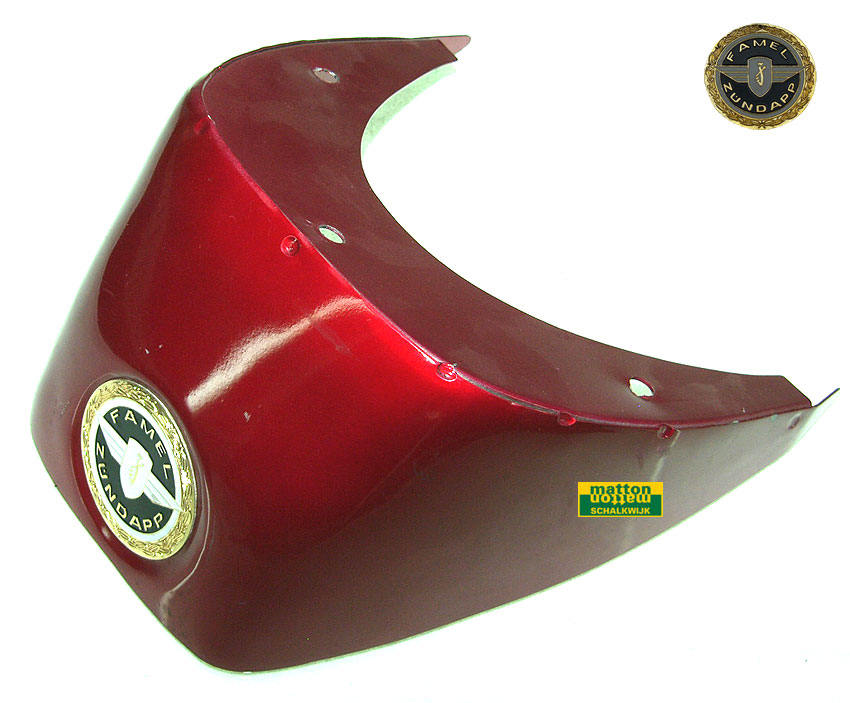 8600715 Spoiler voor buddy seat rood met. Zundapp Famel KS/GTS