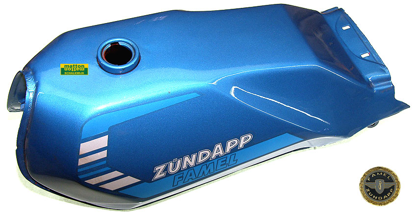 8600879 Benzinetank blauw Zundapp Famel Flash 8600879 Benzinetank blauw Zundapp Famel Flash