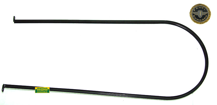 8600904 Kettingkaststrip zwart voor Zundapp Famel KS/GTS