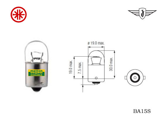 5642086 Lamp BA15S 6V 10W