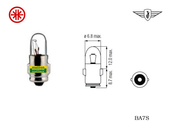 5642002 0601 Lamp BA7S 6V 1,2W