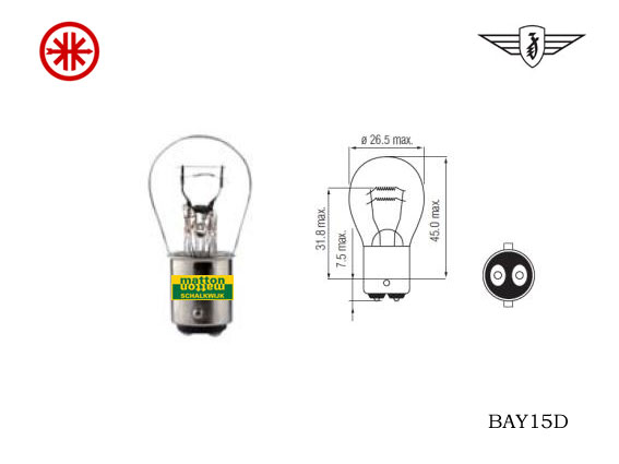 5642132 Bulb BAY15D 6V 21/5W 5642132 Bulb BAY15D 6V 21/5W