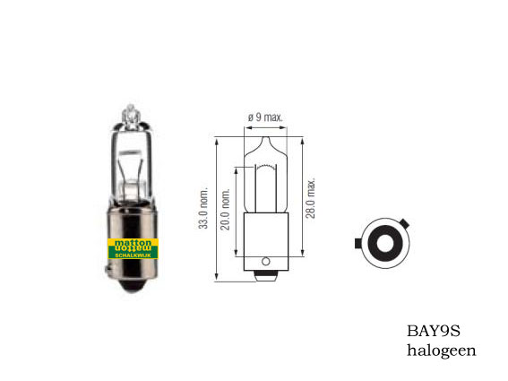 5642040 Bulb BA9S 12V 10W halogeen 5642040 Bulb BA9S 12V 10W halogeen